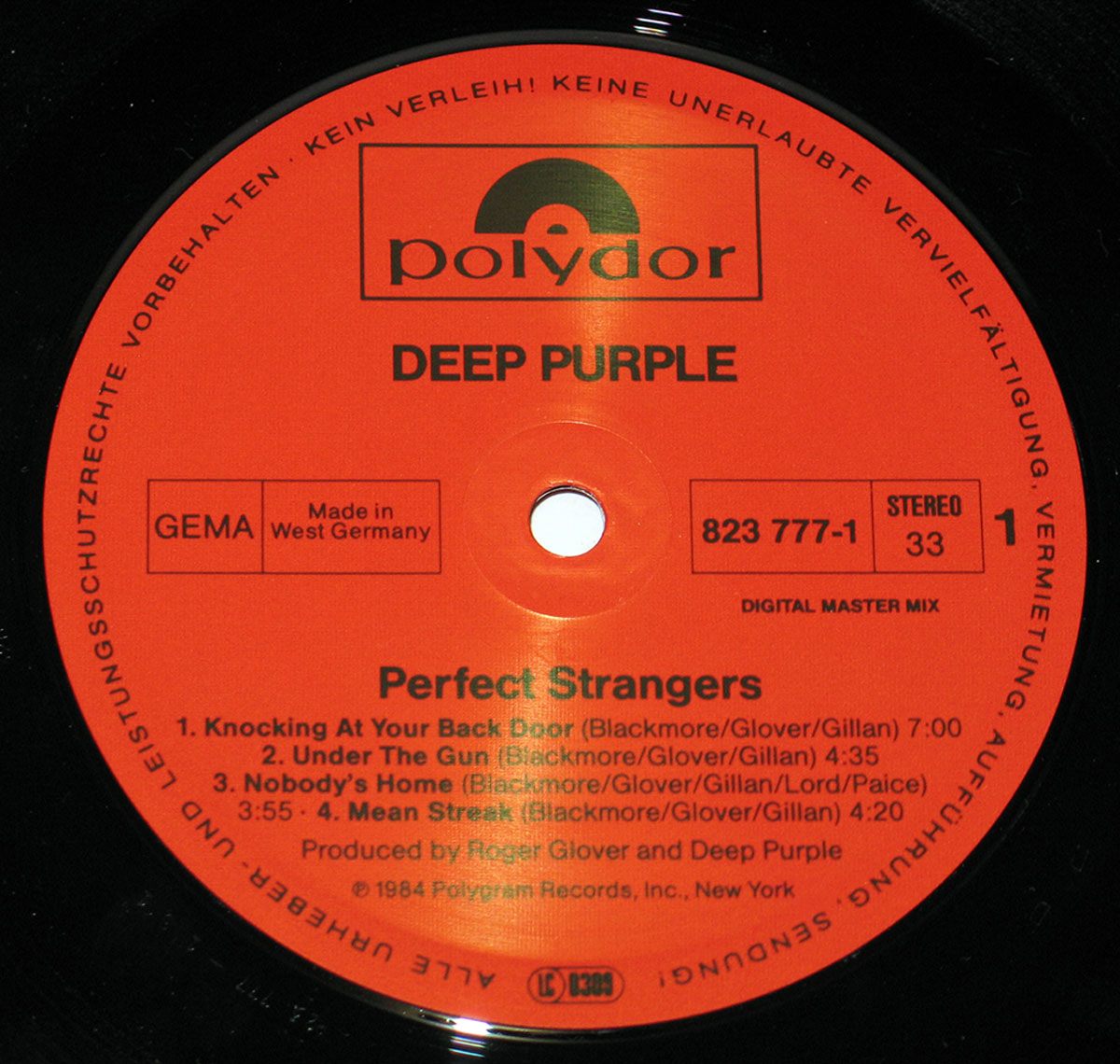High Resolution #5 Photo DEEP PURPLE Perfect Strangers Germany 